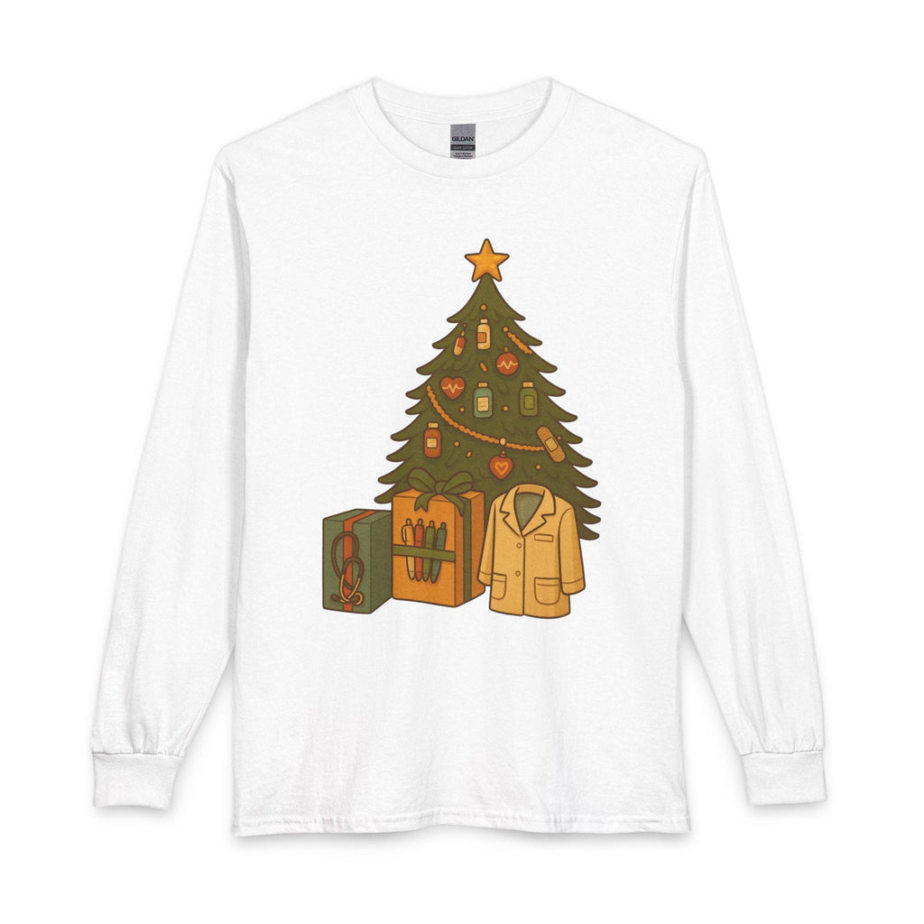 Christmas Tree with Gifts Long Sleeve Shirt | Holiday Tree