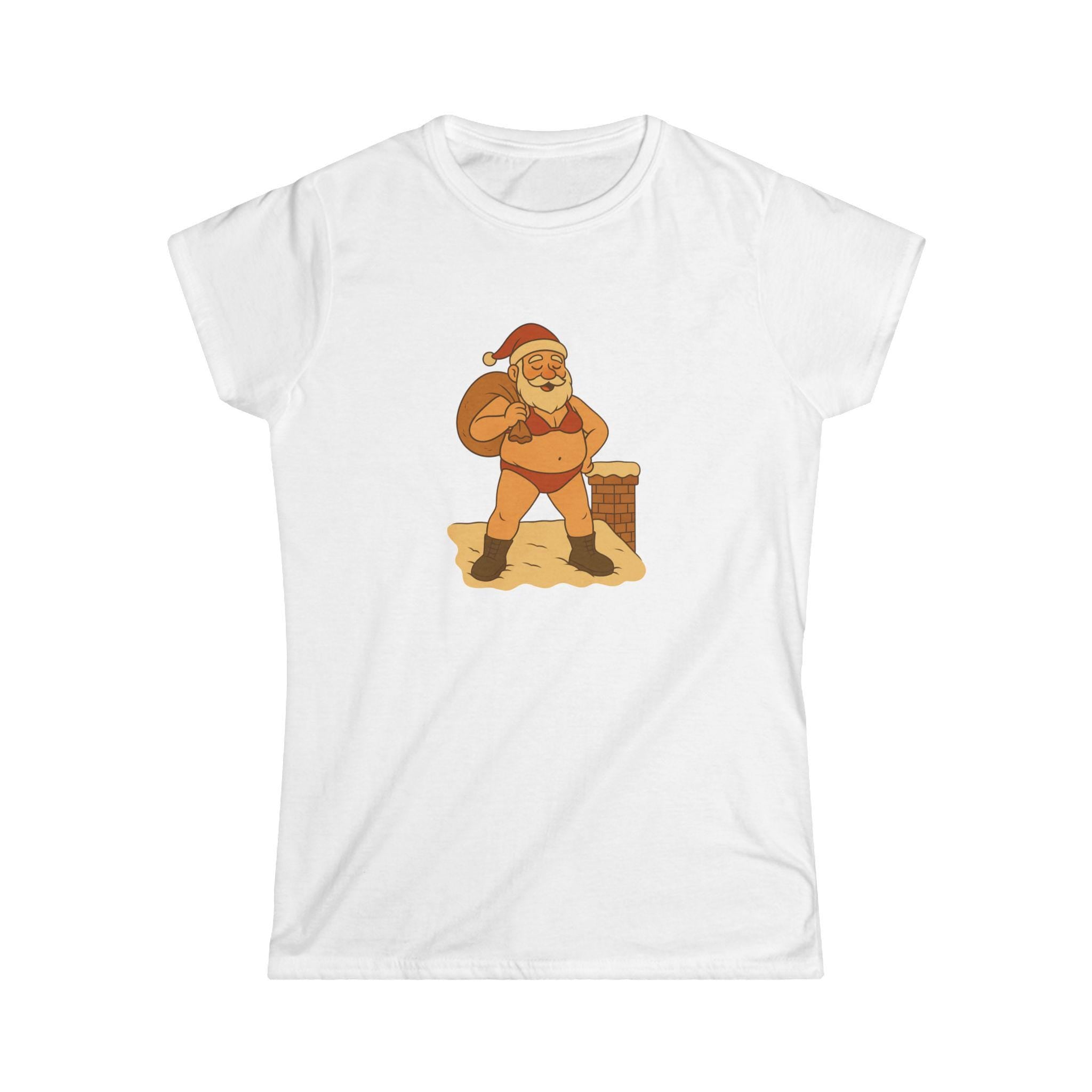 Bikini Santa Tee | Funny Christmas Vacation Shirt