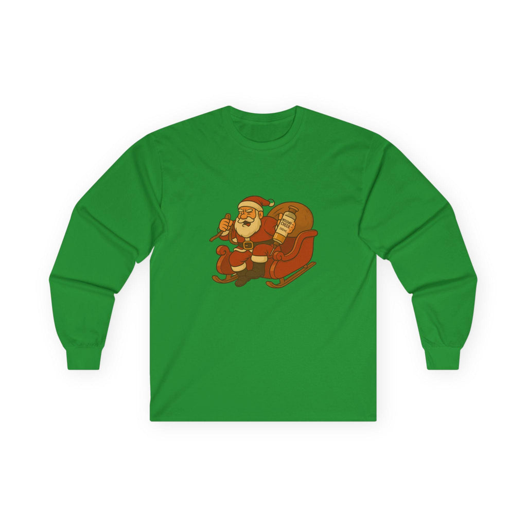 100 mL Holiday Cheer Long Sleeve Tee | Retro Christmas Illustration
