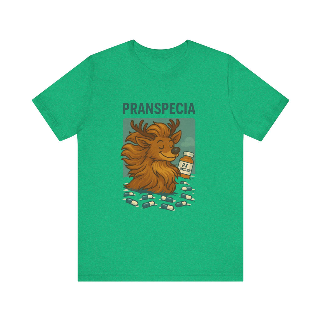 Cartoon Reindeer 'Pranspecia' T-Shirt