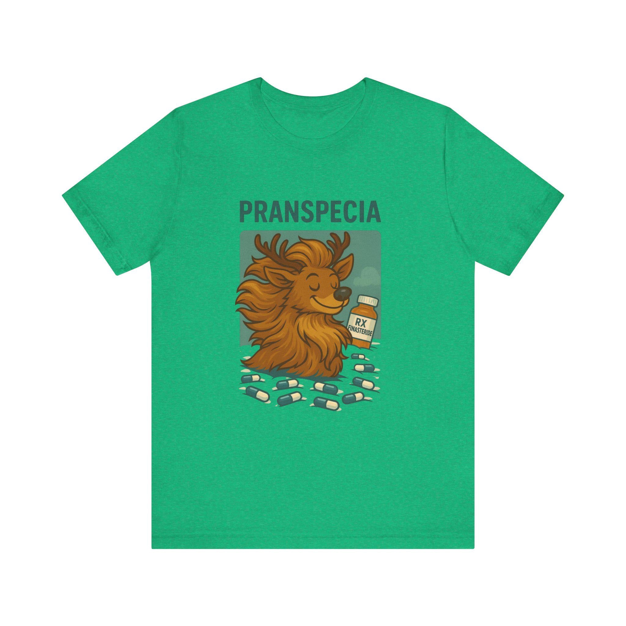 Cartoon Reindeer 'Pranspecia' T-Shirt