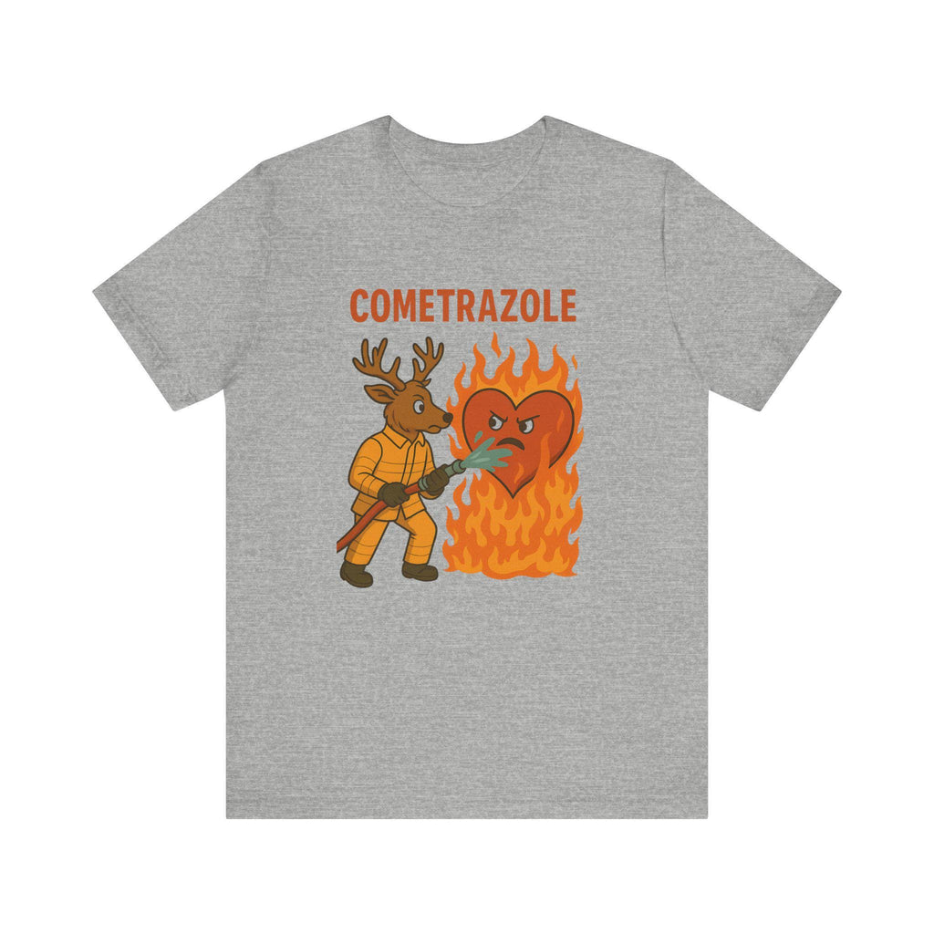 Cometrazole Fighting Flaming Heart T-Shirt | Funny Rescue PPI's