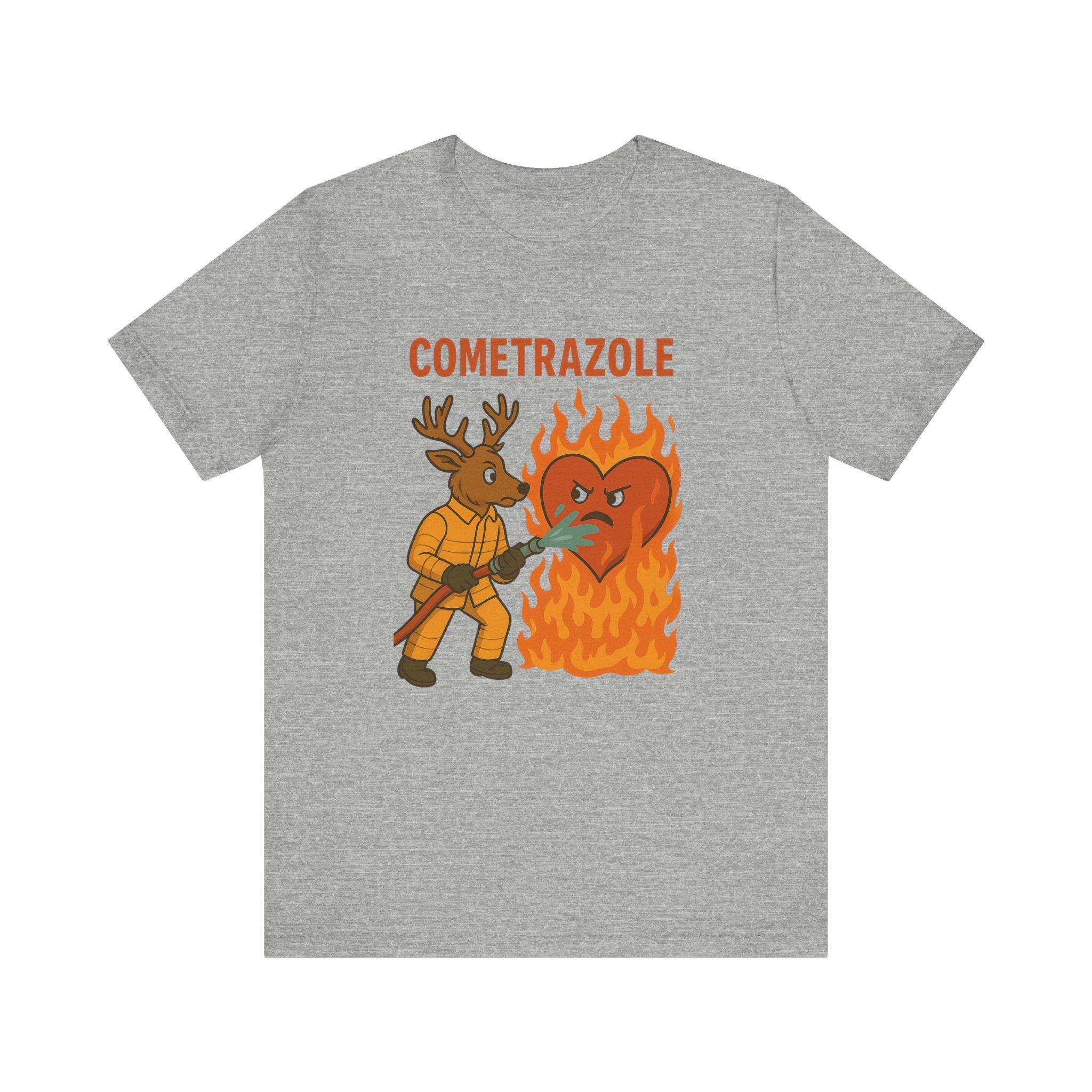 Cometrazole Fighting Flaming Heart T-Shirt | Funny Rescue PPI's
