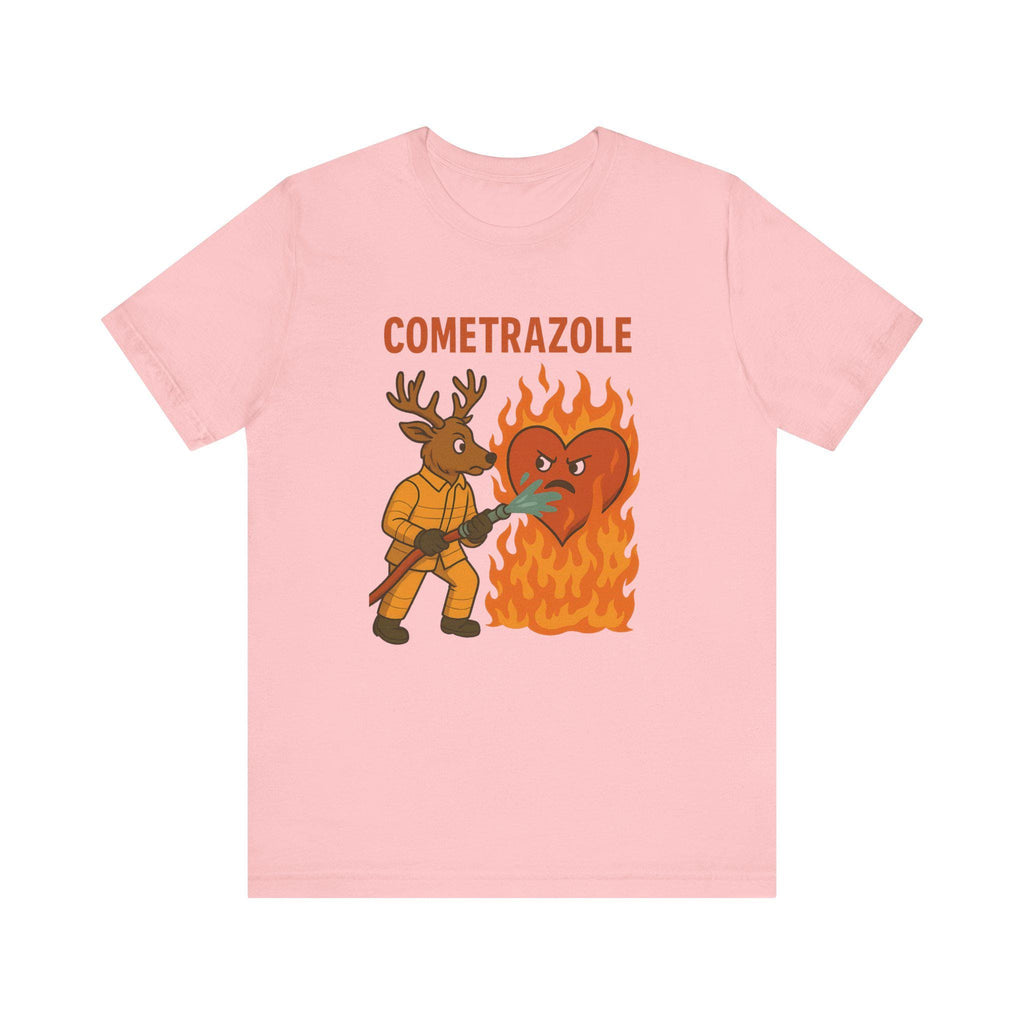 Cometrazole Fighting Flaming Heart T-Shirt | Funny Rescue PPI's