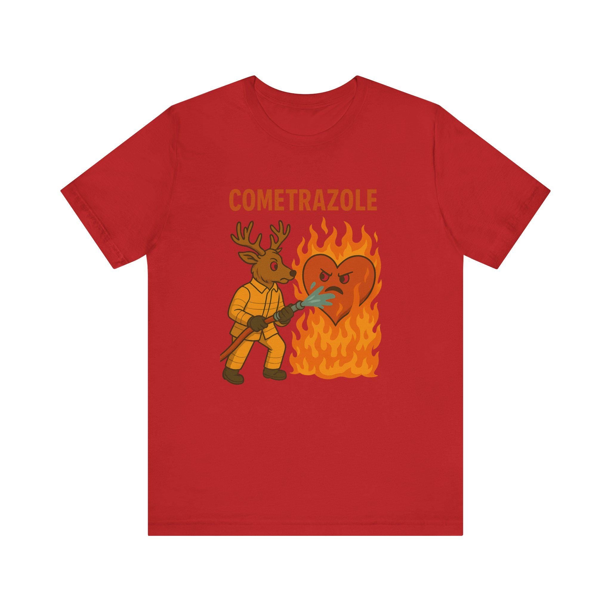 Cometrazole Fighting Flaming Heart T-Shirt | Funny Rescue PPI's