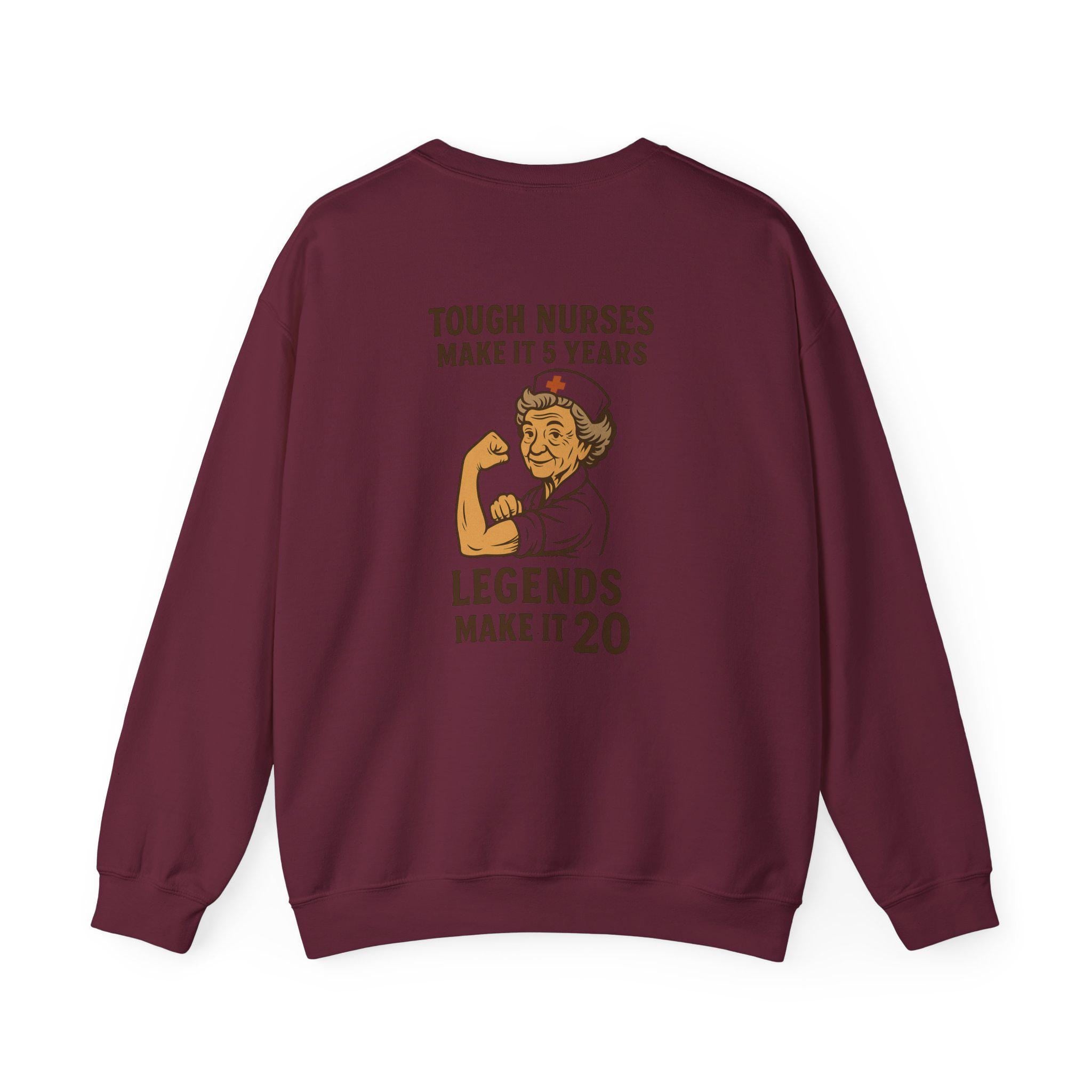 Retro Rosie Nurse Sweatshirt, Appreciation Gift