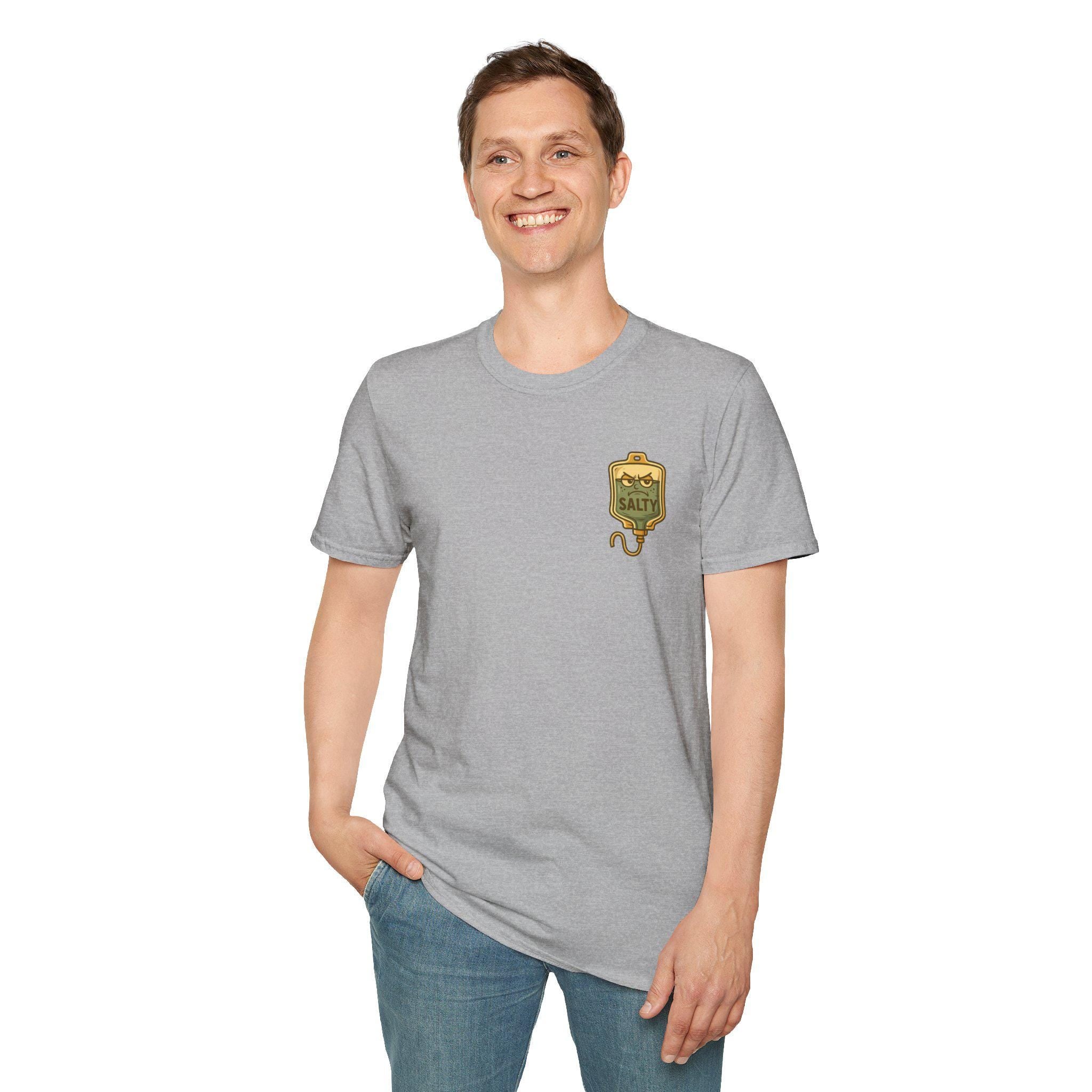 Salty Saline Vintage Patch T-Shirt | Nursing Tee