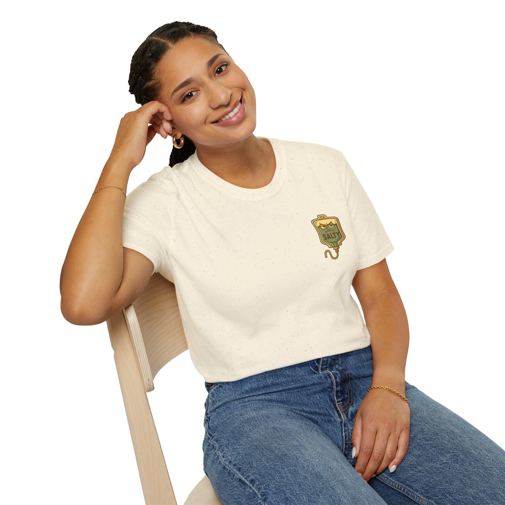 Salty Saline Vintage Patch T-Shirt | Nursing Tee