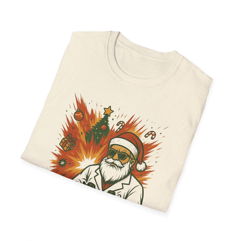 Dr. Clause Gone Mad T-Shirt | Sunglasses Santa Healthcare