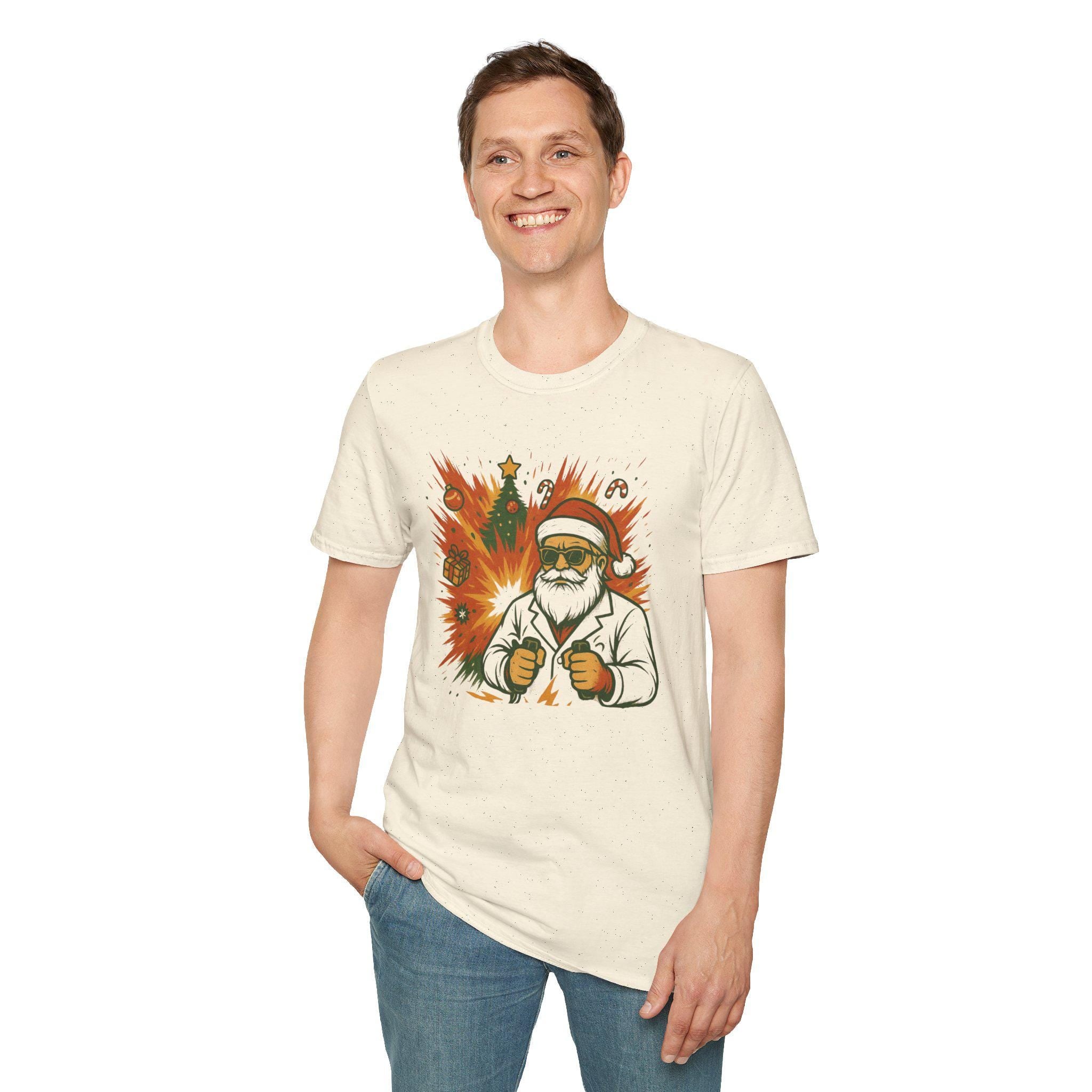 Dr. Clause Gone Mad T-Shirt | Sunglasses Santa Healthcare
