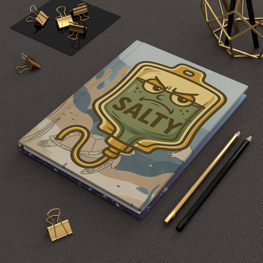 Salty Sleepy Hardcover Journal | Nurses Notebook