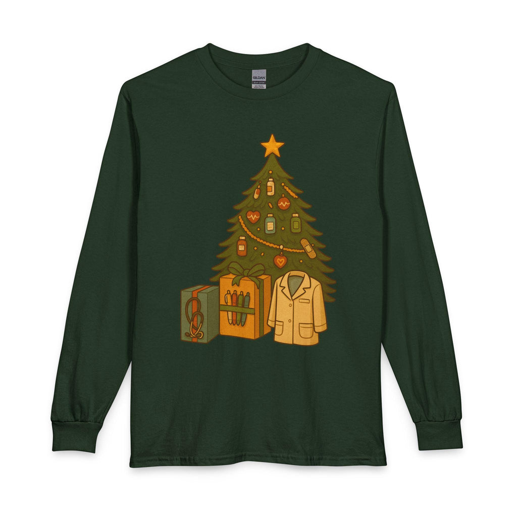Christmas Tree with Gifts Long Sleeve Shirt | Holiday Tree