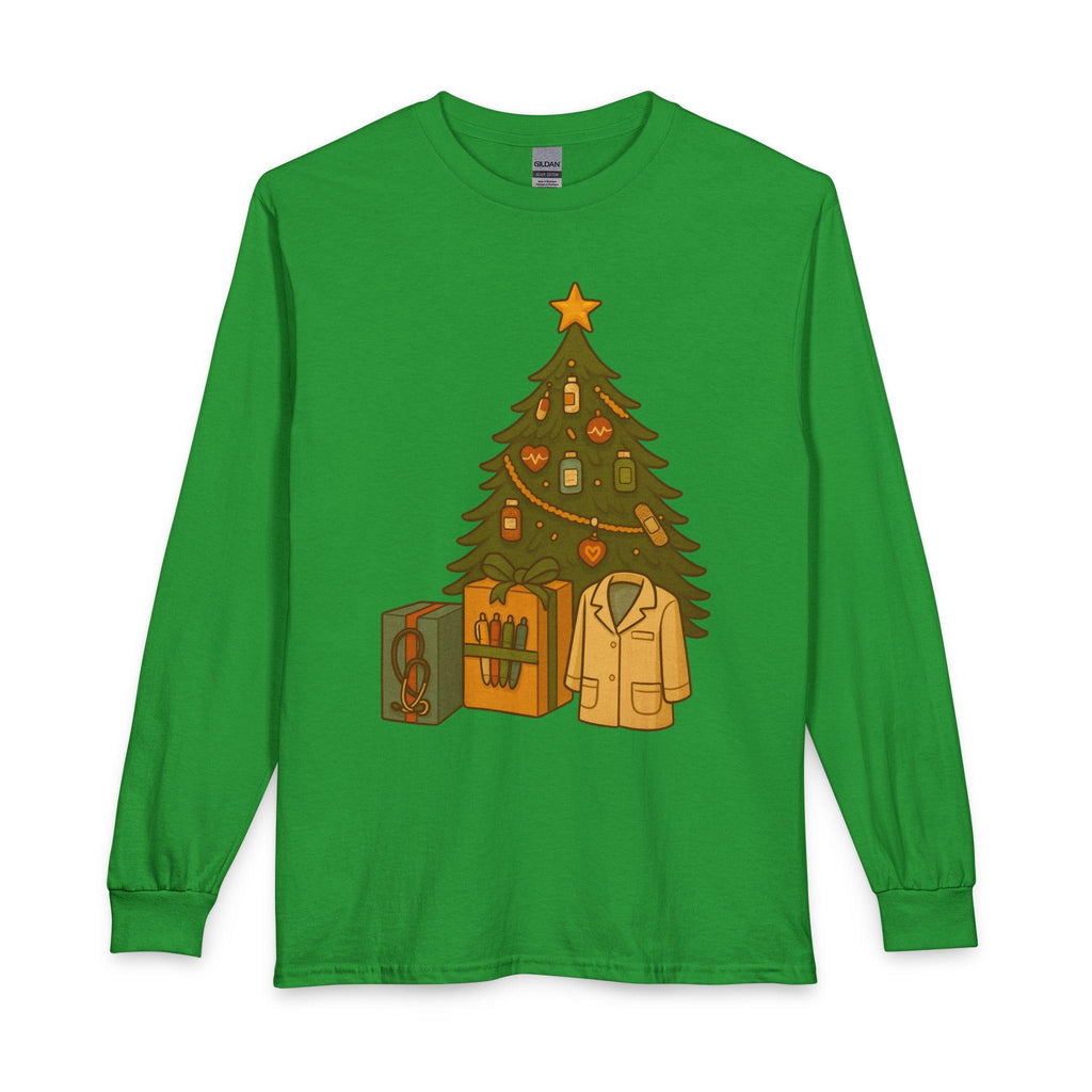 Christmas Tree with Gifts Long Sleeve Shirt | Holiday Tree