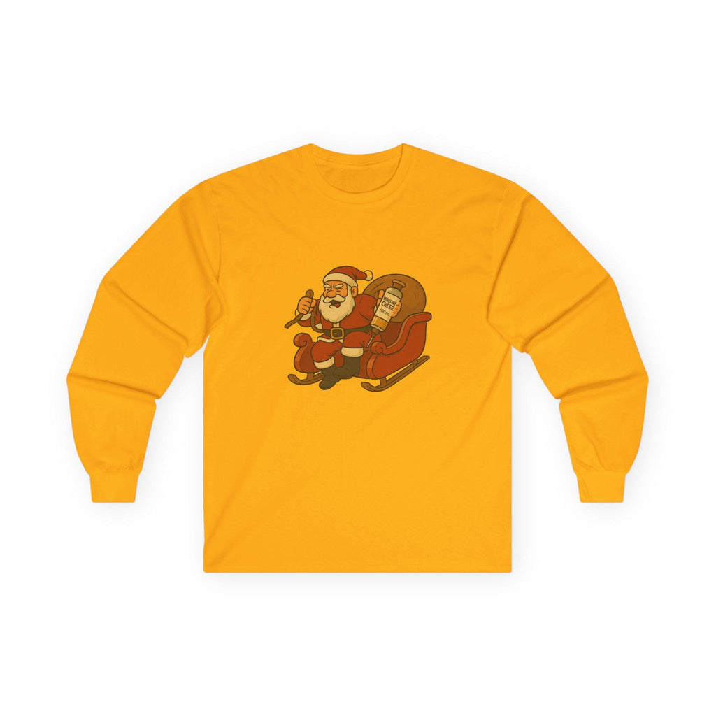 100 mL Holiday Cheer Long Sleeve Tee | Retro Christmas Illustration