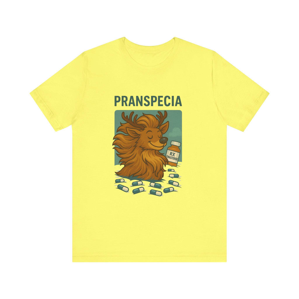Cartoon Reindeer 'Pranspecia' T-Shirt