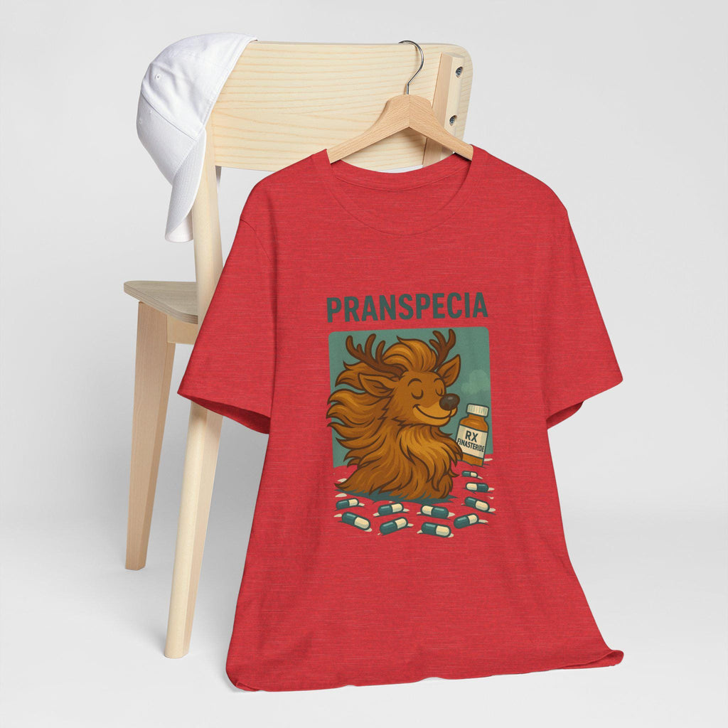 Cartoon Reindeer 'Pranspecia' T-Shirt