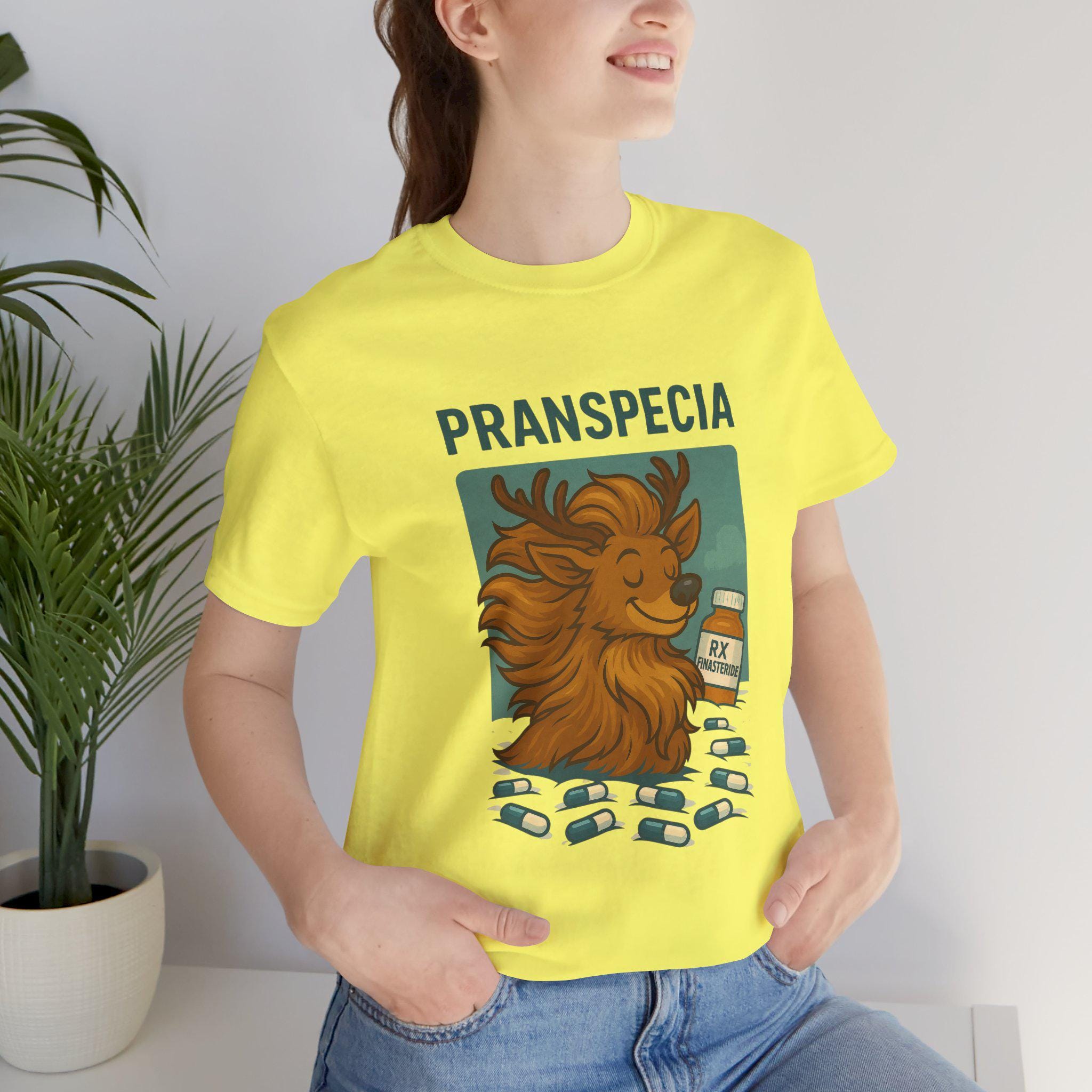Cartoon Reindeer 'Pranspecia' T-Shirt
