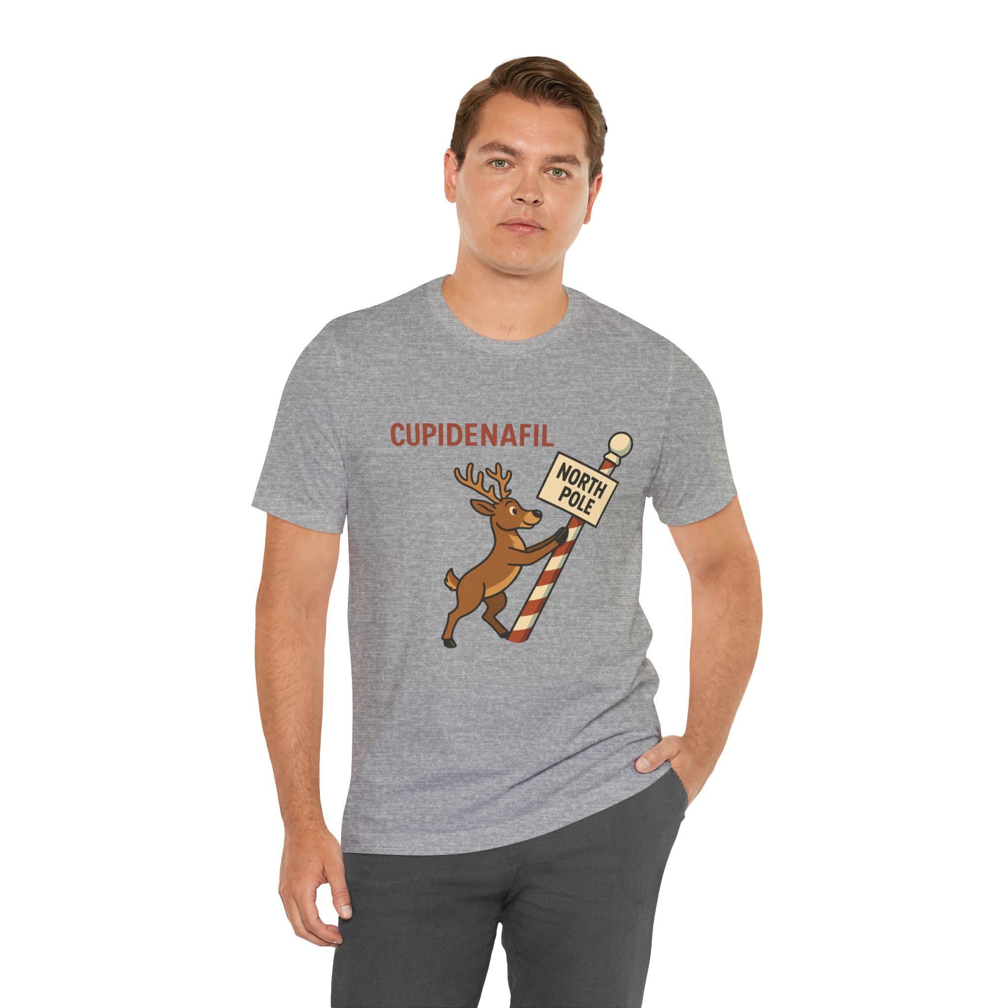 Cupidenafil Reindeer North Pole Shirt | Christmas Tee, Sildenafil