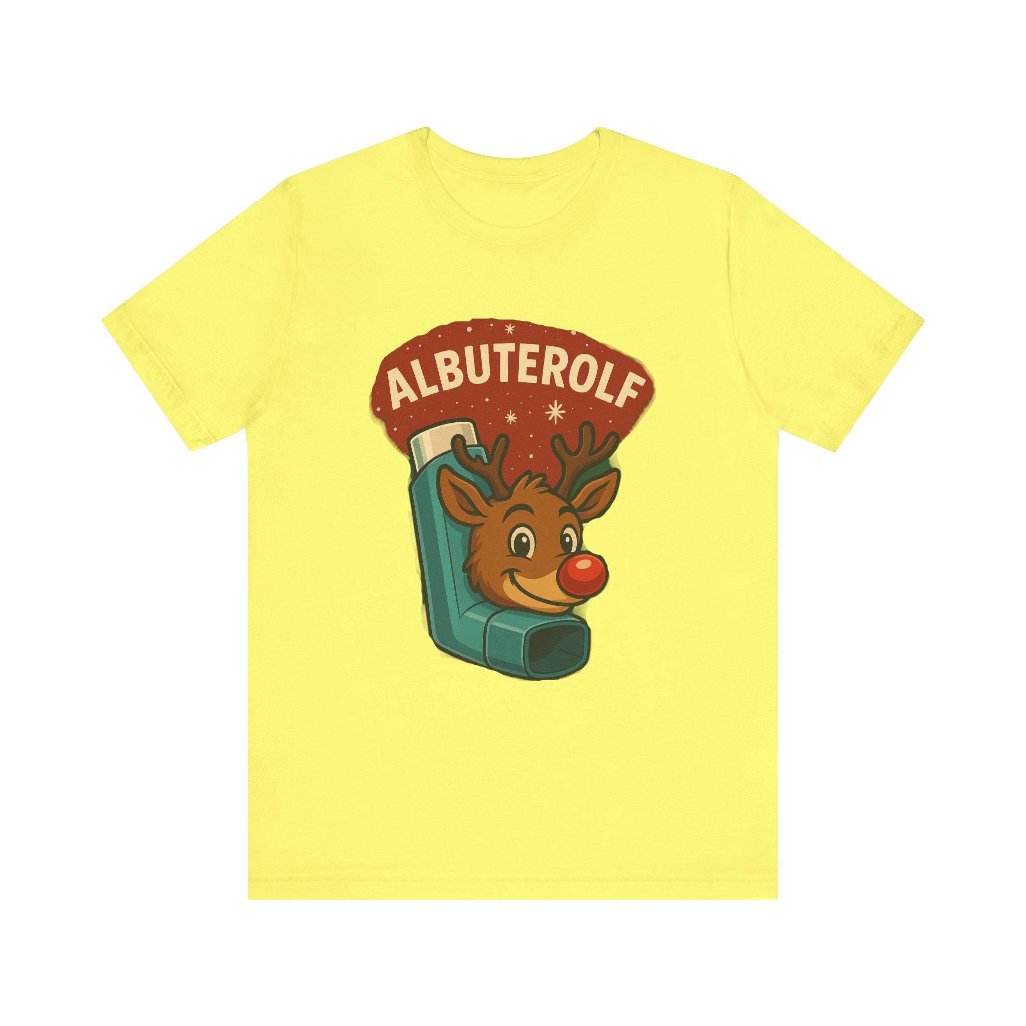 Albuterolf Reindeer Tee | Respiratory Therapy Cartoon