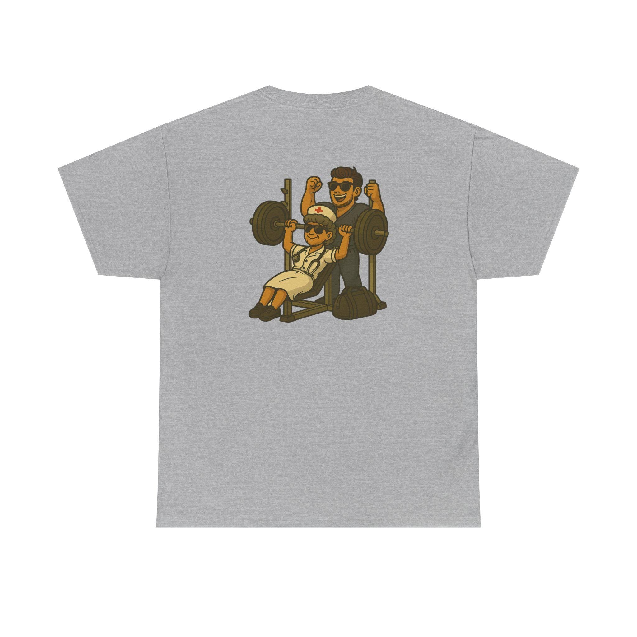 Cool Nurses Cartoon Tee | Nursing Gym Shirt