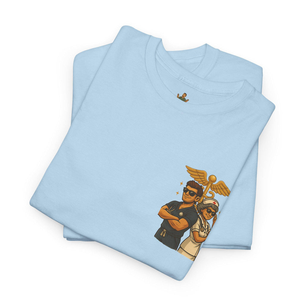 Cool Nurses Cartoon Tee | Nursing Gym Shirt