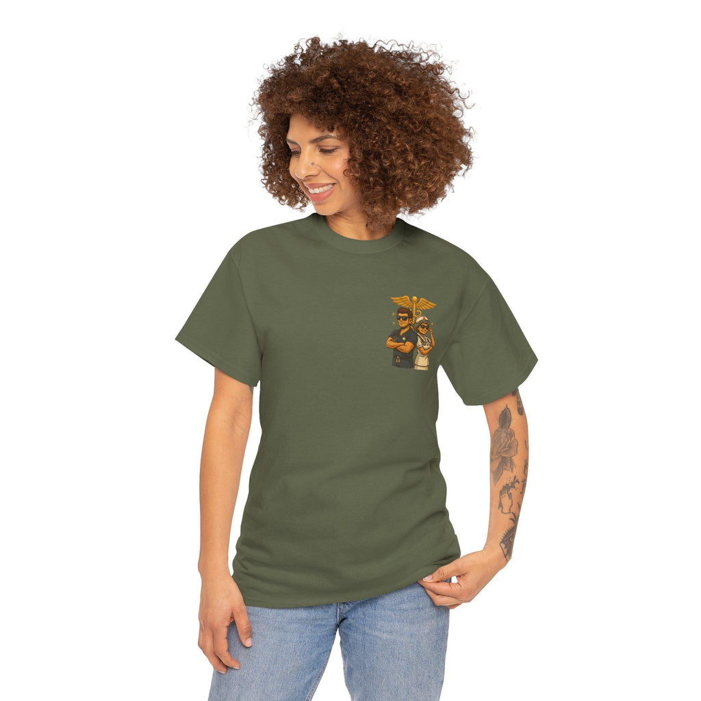 Cool Nurses Cartoon Tee | Nursing Gym Shirt