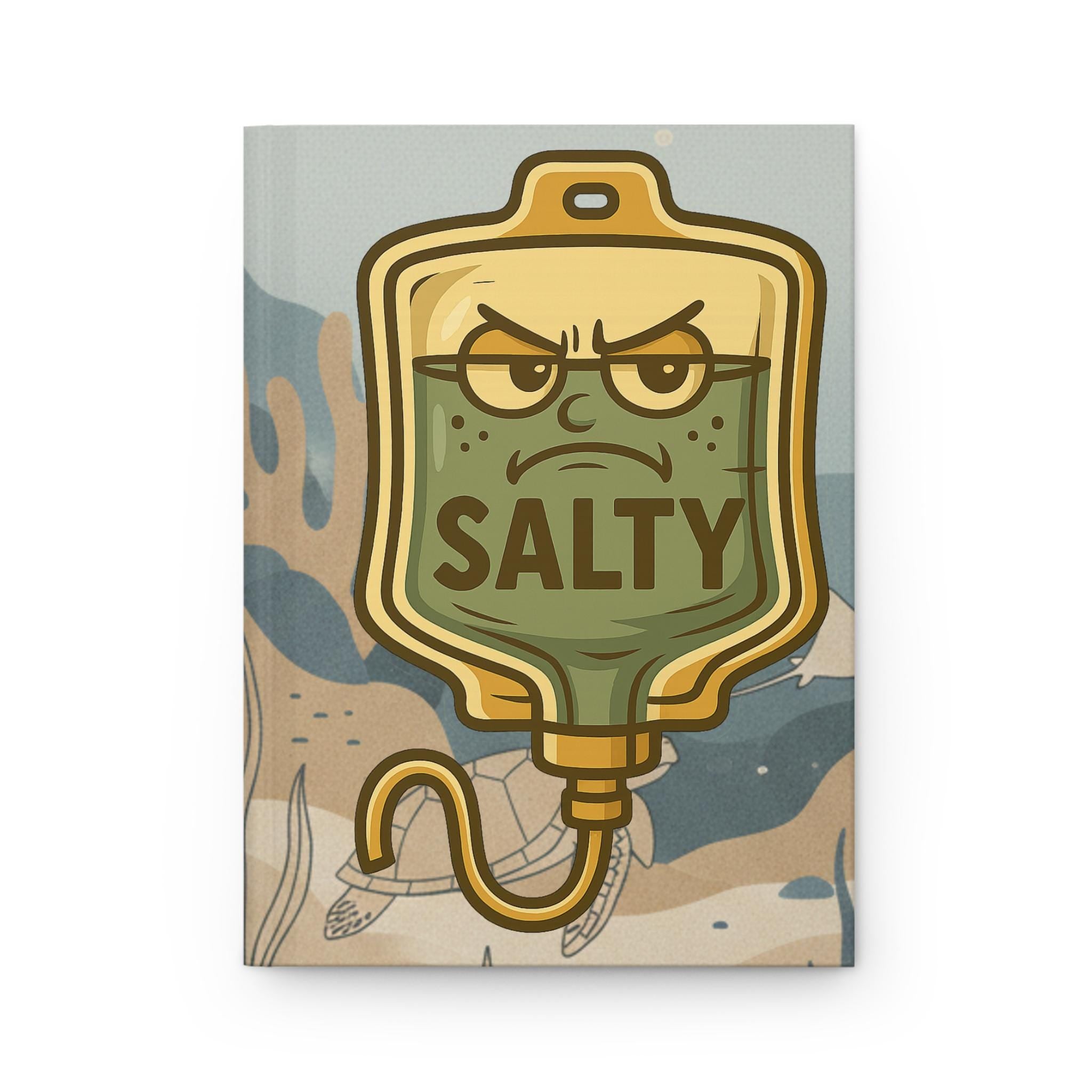 Salty Sleepy Hardcover Journal | Nurses Notebook