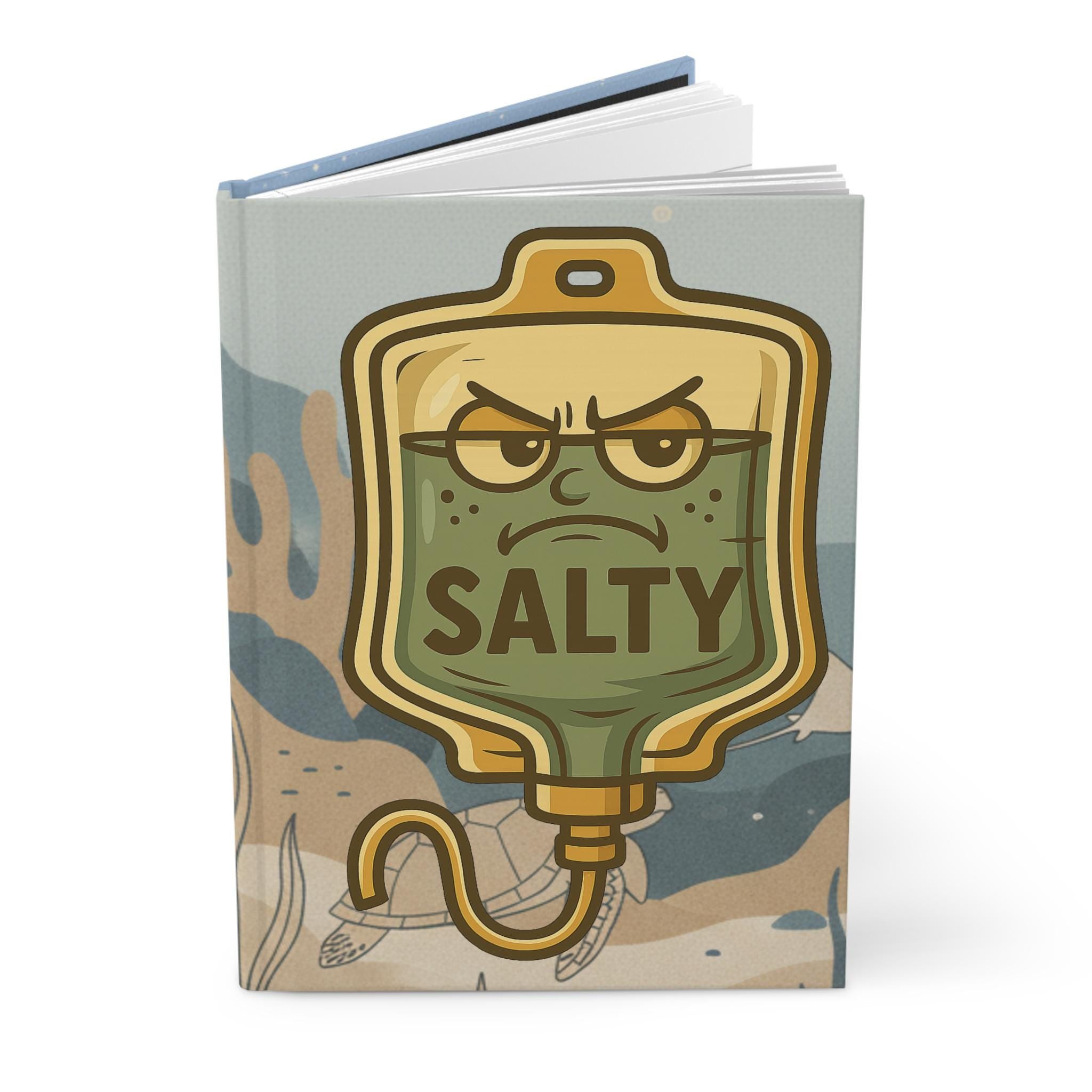 Salty Sleepy Hardcover Journal | Nurses Notebook